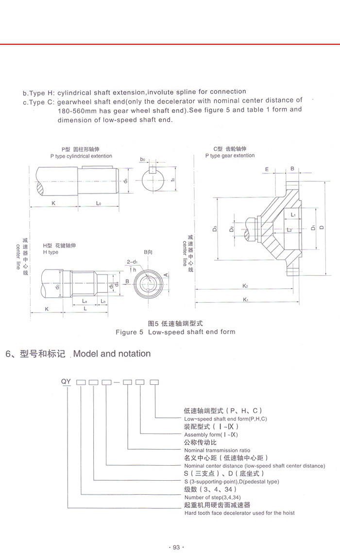 QY系列起重机减速机