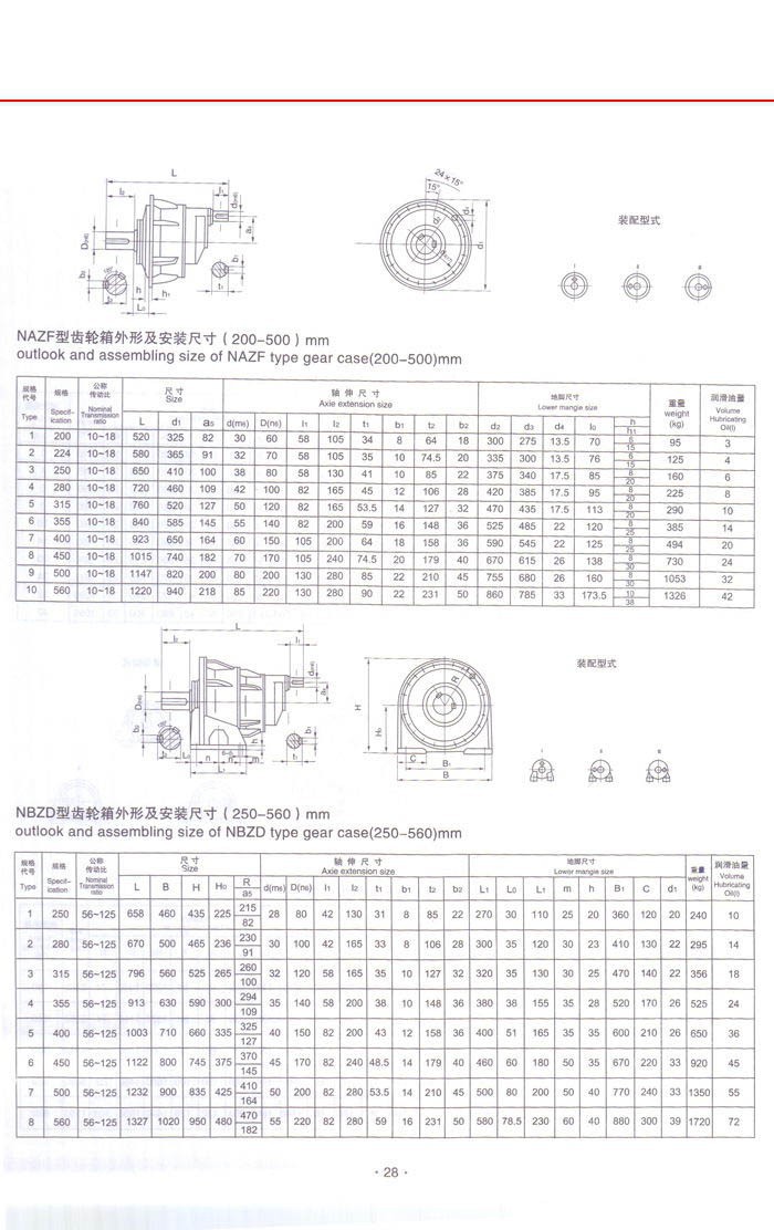 新型NGW行星齿轮减速器