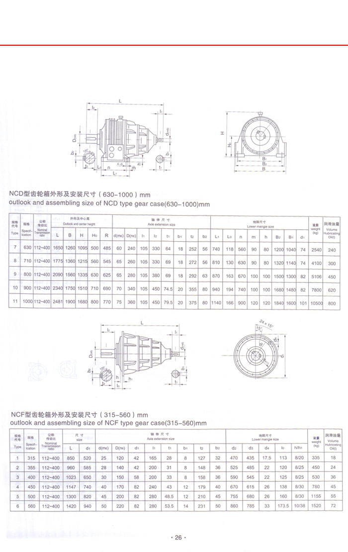 新型NGW行星齿轮减速器