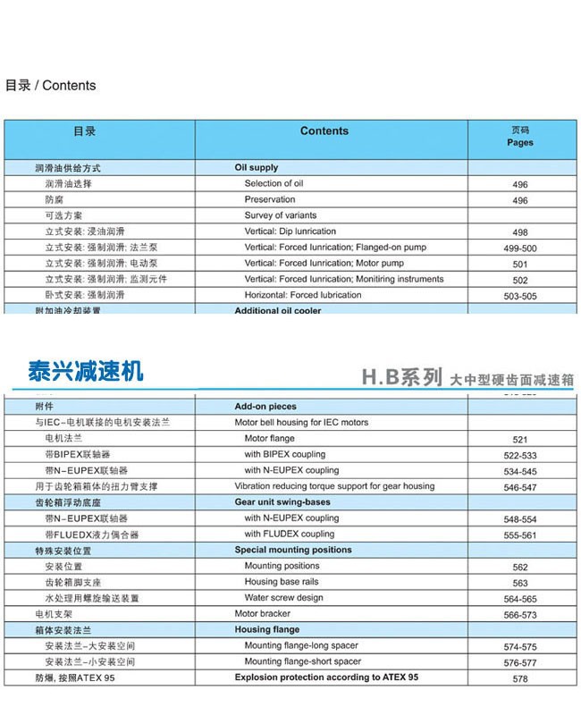 H.B系列大中型硬齿面减速箱