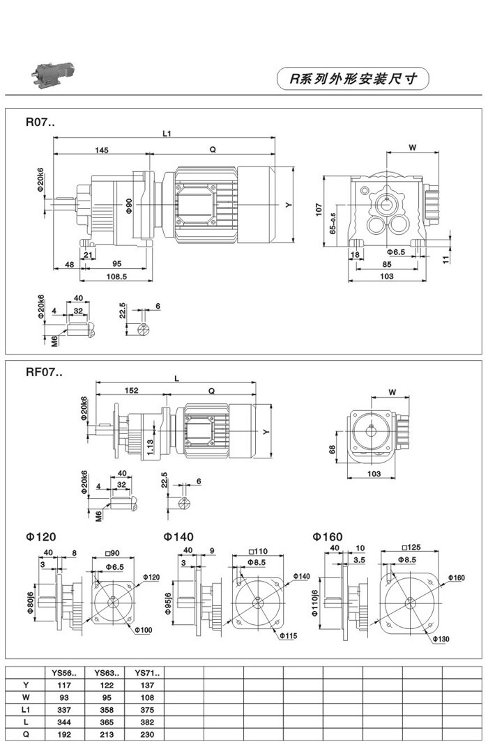 R系列斜齒輪減速電機