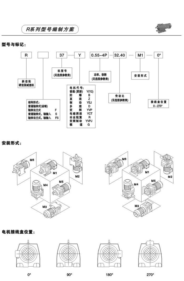 R系列斜齿轮减速电机